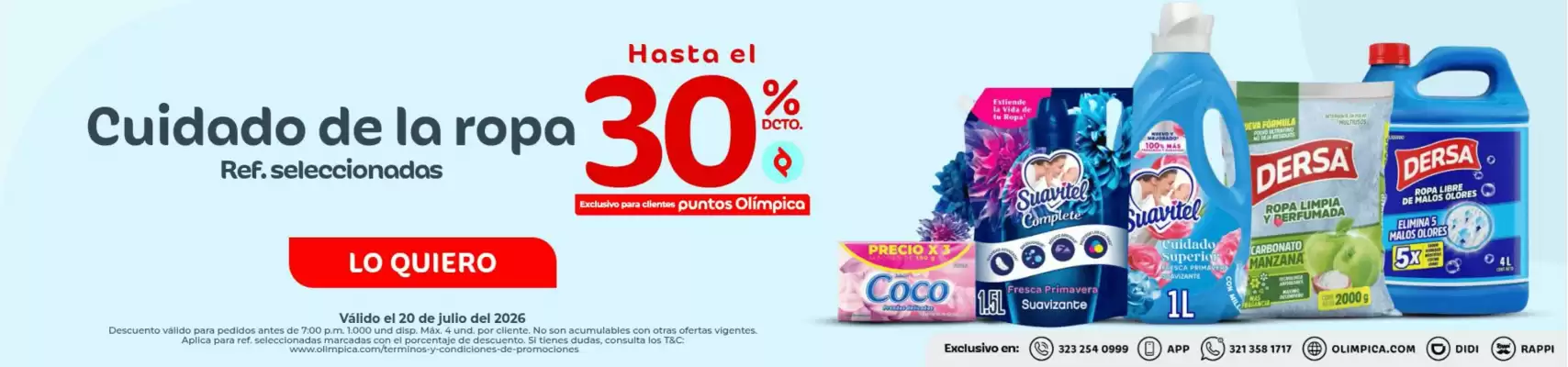 Olímpica (válido hasta 20-07)