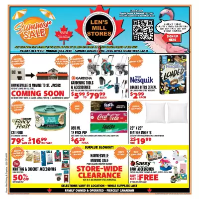 Len's Mill Stores (valid until 2-08)