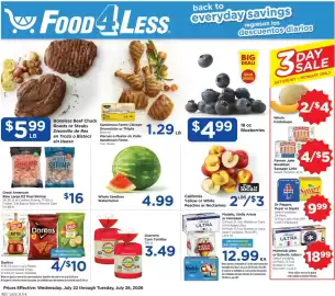 Food 4 Less weekly ad week 30 Page 1