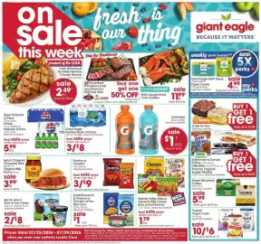 Giant Eagle weekly ad week 30 Page 1