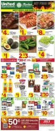 United Supermarkets weekly ad week 30 Page 1