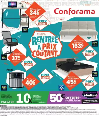 Conforama (valable jusqu'au 24-08)