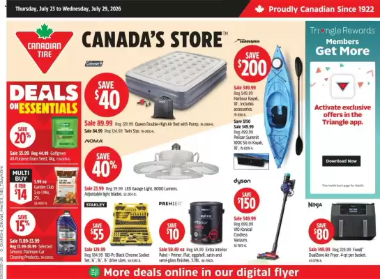 Canadian Tire flyer (valid until 30-07)