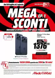 Volantino MediaWorld Pagina 16