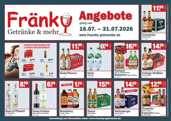 Fränky Getränke (gültig bis 31-07)