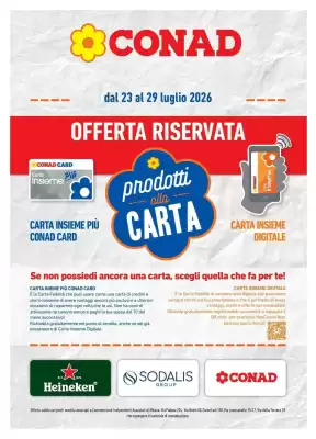 Spazio Conad | Prodotti alla carta (valido fino al 29-07)