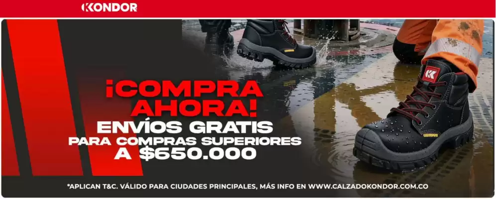 Calzado Kondor (válido hasta 2-08)