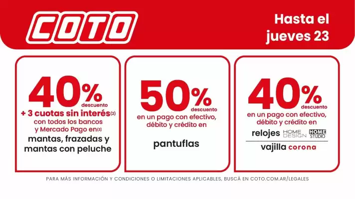 Catálogo Coto (válido hasta 23-07)