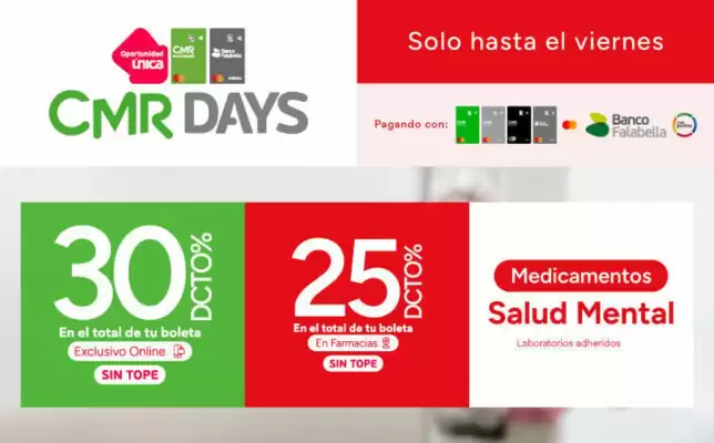 Farmacias Ahumada (válido hasta 5-08)