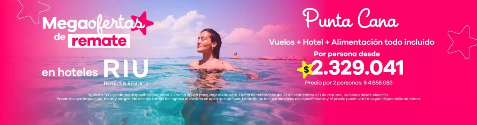 Viajes Éxito (válido hasta 28-07)