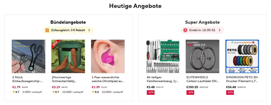AliExpress (gültig bis 27-07)