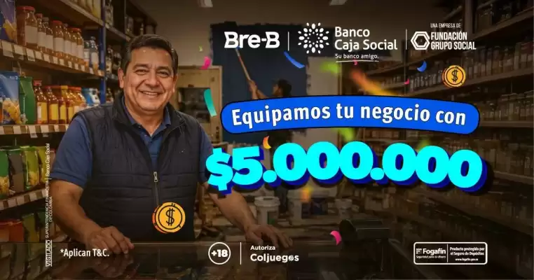 Banco Caja Social (válido hasta 23-07)