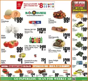 Baja Ranch weekly ad week 30 Page 1