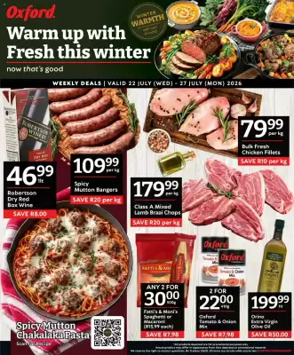 Oxford Freshmarket (valid until 27-07)
