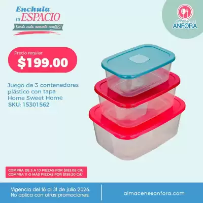 Almacenes Anfora (válido hasta 1-08)