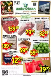 Matvärlden Tensta reklamblad vecka 30 Sida 1