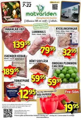Matvärlden Tensta reklamblad