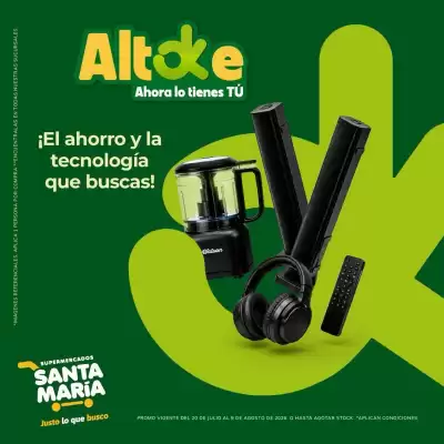 Catálogo Santa Maria (válido hasta 11-08)