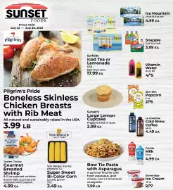 Sunset Foods weekly ad week 30 Page 1