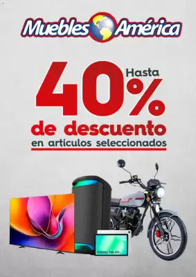 Muebles América (válido hasta 31-08)