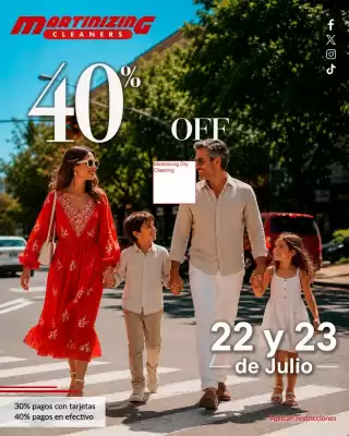 Martinizing Dry Cleaning (válido hasta 25-07)