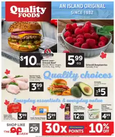 Quality Foods flyer week 30 Page 1