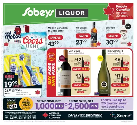 Sobeys Liquor (valid until 29-07)