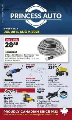 Princess Auto (valid until 9-08)