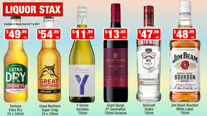 Liquor Stax catalogue