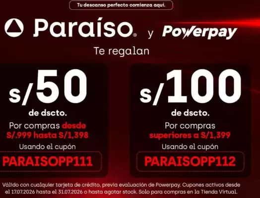 Paraiso del Perú (válido hasta 2-08)