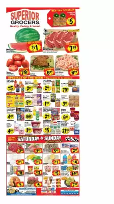 Superior Grocers weekly ad (valid until 28-07)