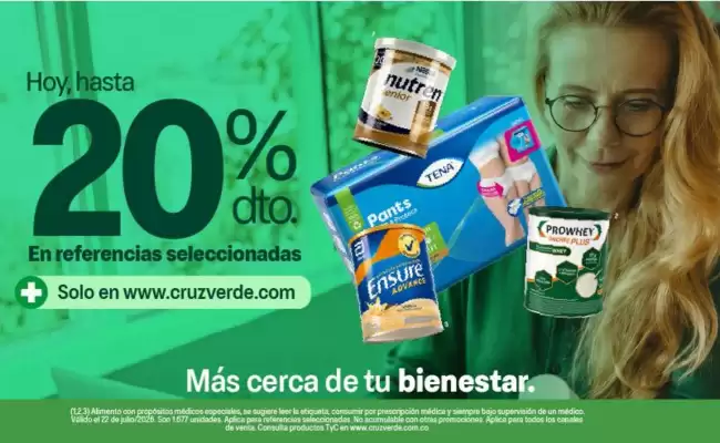 Cruz verde (válido hasta 22-07)