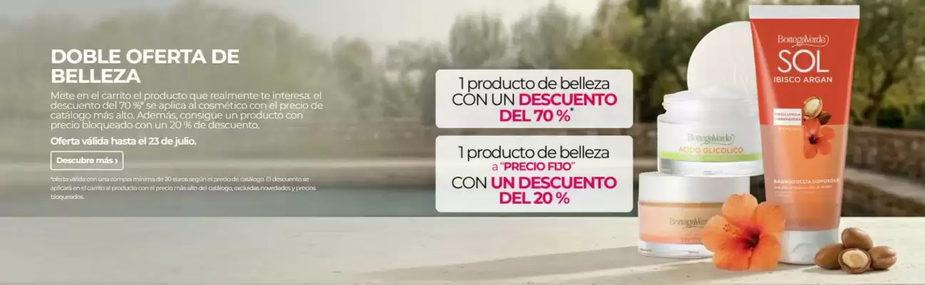 Bottega Verde (válido hasta el 23-07)