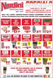 Nardini Specialties flyer week 30 Page 1