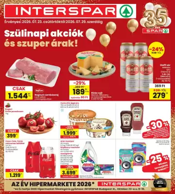 Interspar akciós újság
