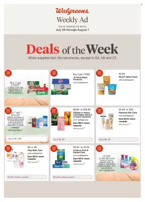 Walgreens weekly ad (valid until 1-08)