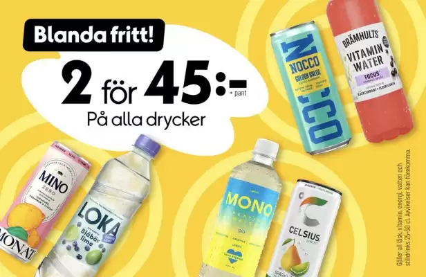 Pressbyrån (giltig till och med 29-07)