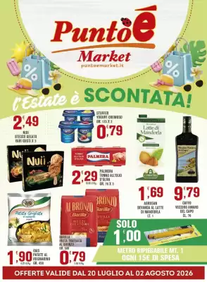 Punto é market (valido fino al 2-08)
