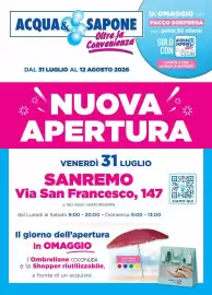 Volantino Acqua & Sapone Pagina 1