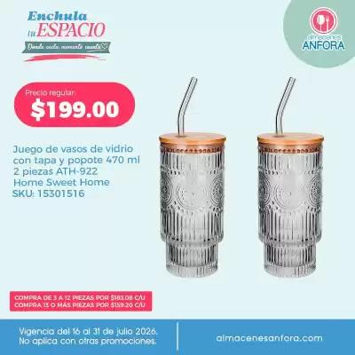 Almacenes Anfora (válido hasta 31-07)