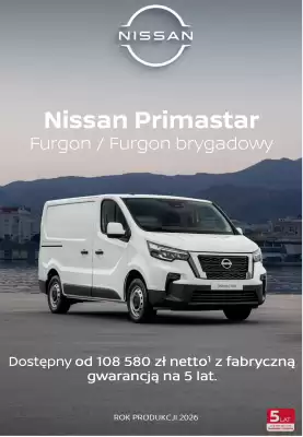 Nissan | Primastar Van 2026 (wa偶no艣膰 do 31-08)