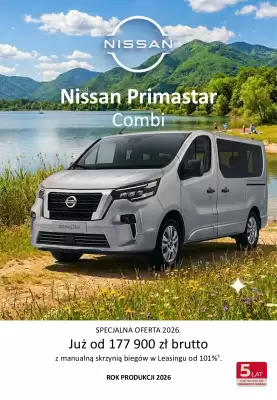 Nissan | Primstar Combi 2026 (wa偶no艣膰 do 31-08)