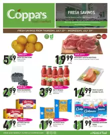 Coppa's Fresh Market flyer week 30 Page 1