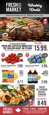 Fresh St Market flyer (valid until 30-07)