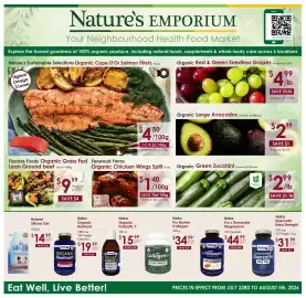 Nature's Emporium flyer Page 1