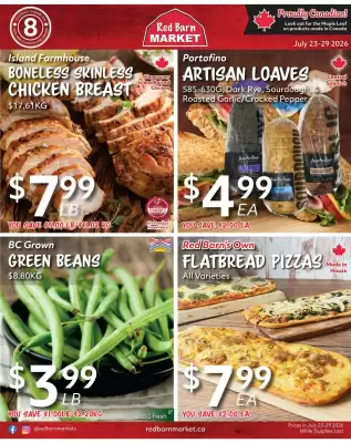 Red Barn Market flyer (valid until 29-07)