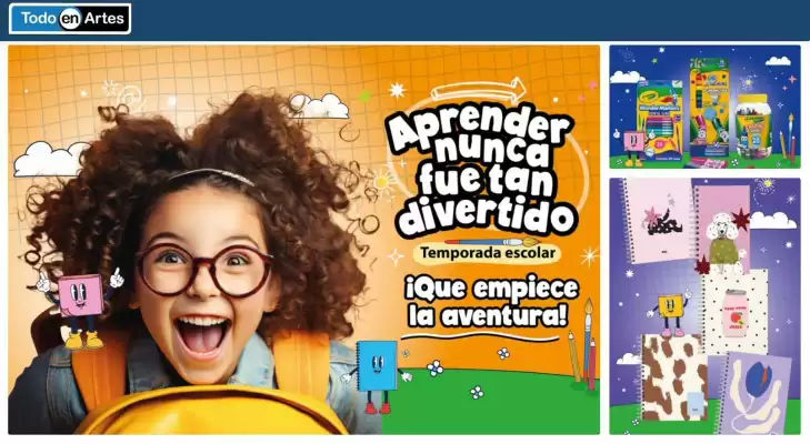 Todo en Artes (válido hasta 8-09)