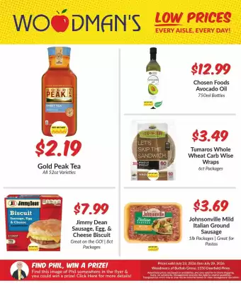 Woodman's (valid until 29-07)