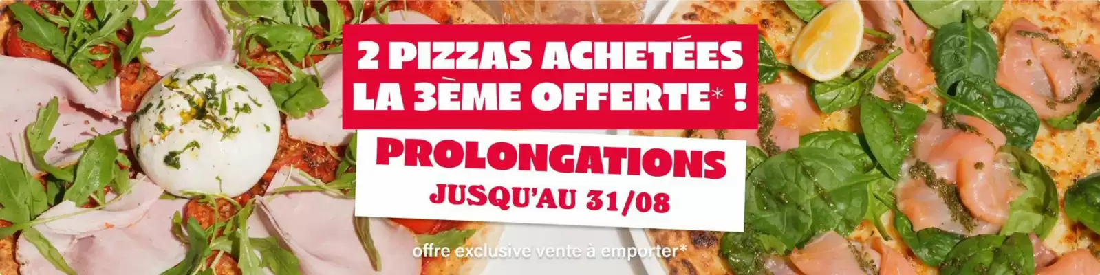 Pizza Del Arte (valable jusqu'au 31-08)