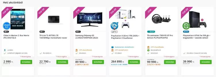 Konzolvilág akciós újság Oldal 1